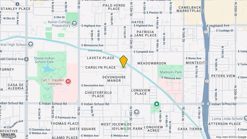 1111 E Turney Ave Map and Location Details