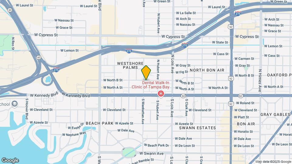 4340 W North B St, Unit Colony House of Westshore Map and Location Details