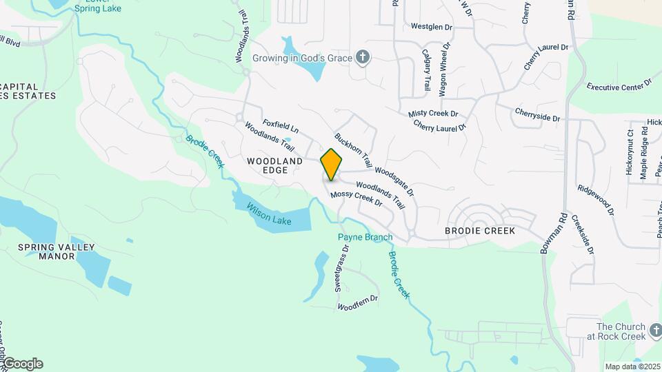 3200 Mossy Creek Dr Map and Location Details
