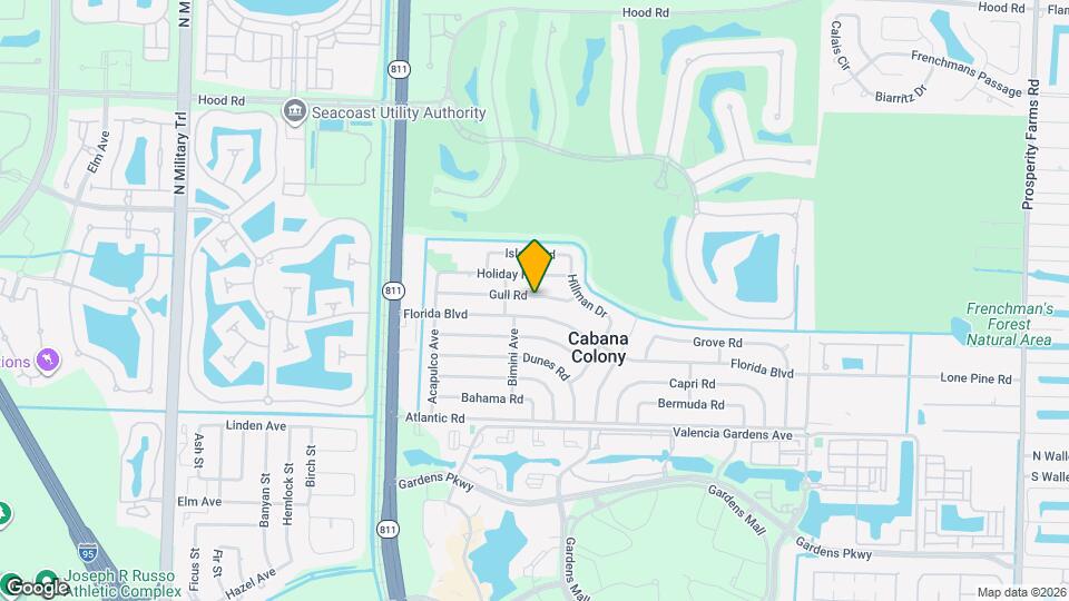 3652 Gull Rd Map and Location Details