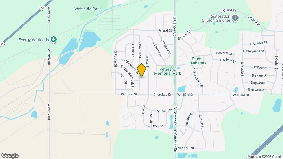 242 W Cheyenne St Mapa y Detalles de la Ubicación