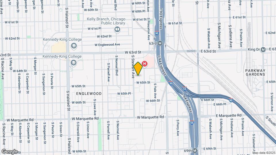 6431 S Stewart Ave Map and Location Details