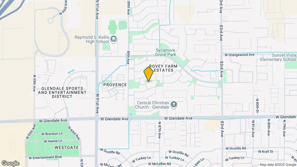 8771 W Nicolet Ave Map and Location Details