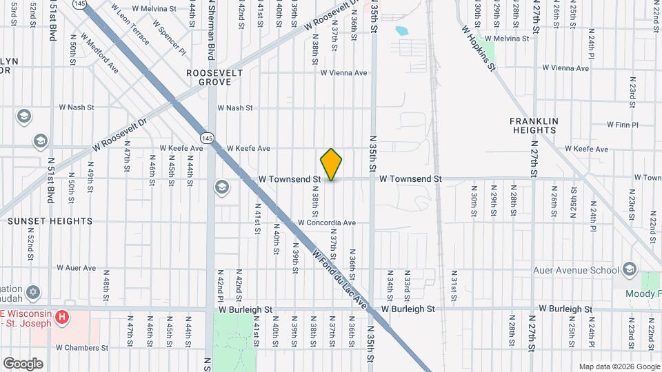 3377 N 37th St Map and Location Details
