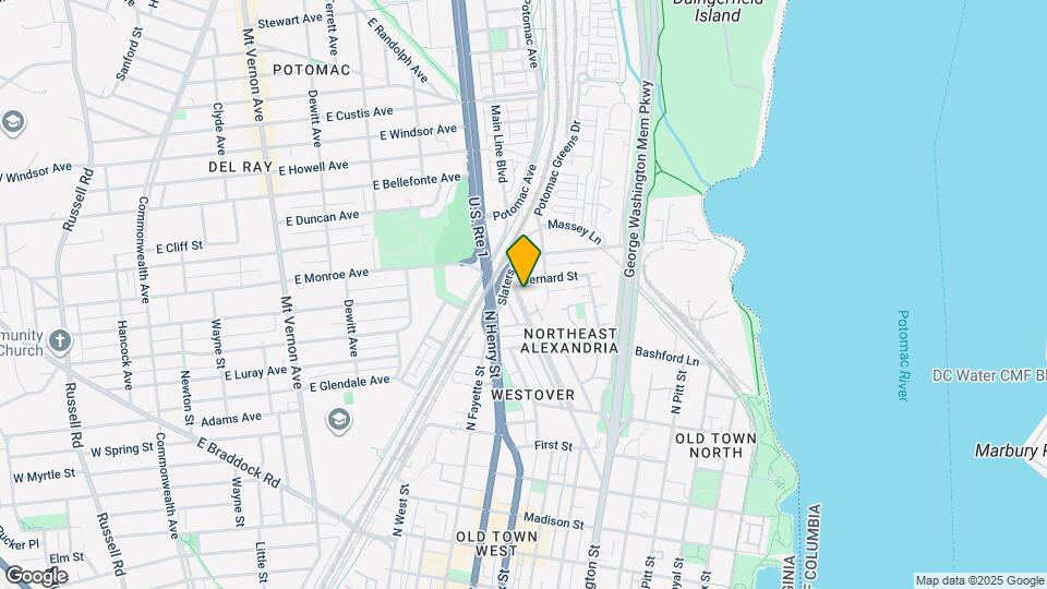 1427 Powhatan St Mapa y Detalles de la Ubicación