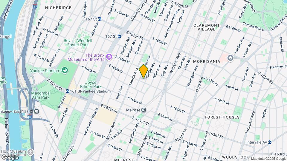 305 E 165th St Map and Location Details