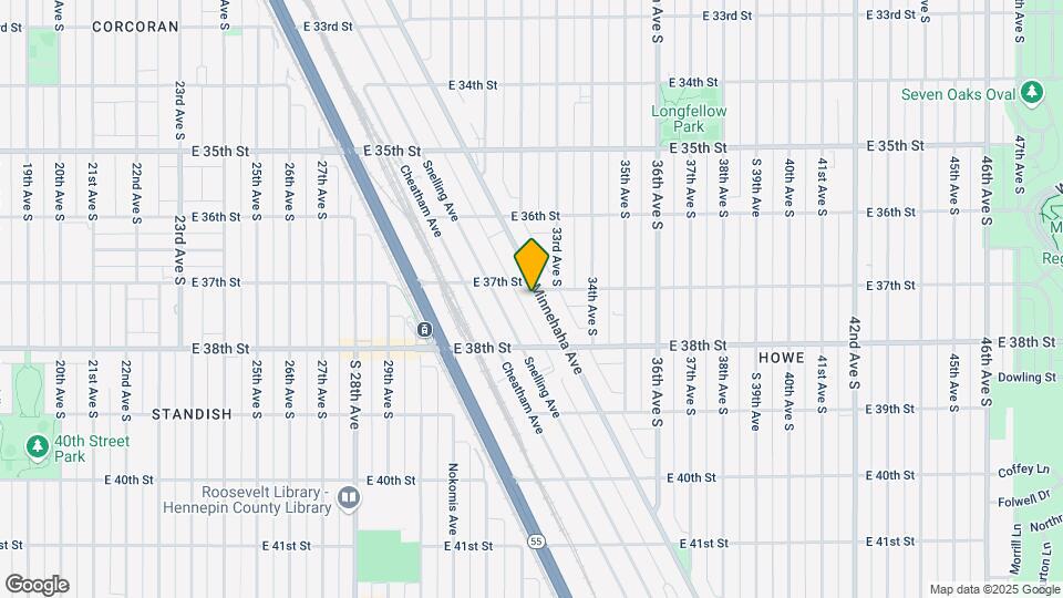 3710 Minnehaha Ave Mapa y Detalles de la Ubicación