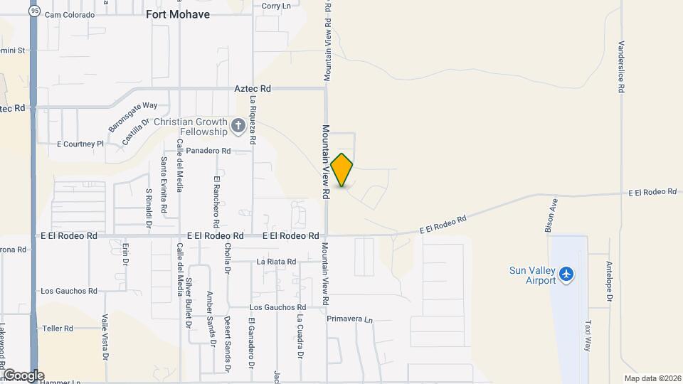 2060 Mesa Verde Way Mapa y Detalles de la Ubicación