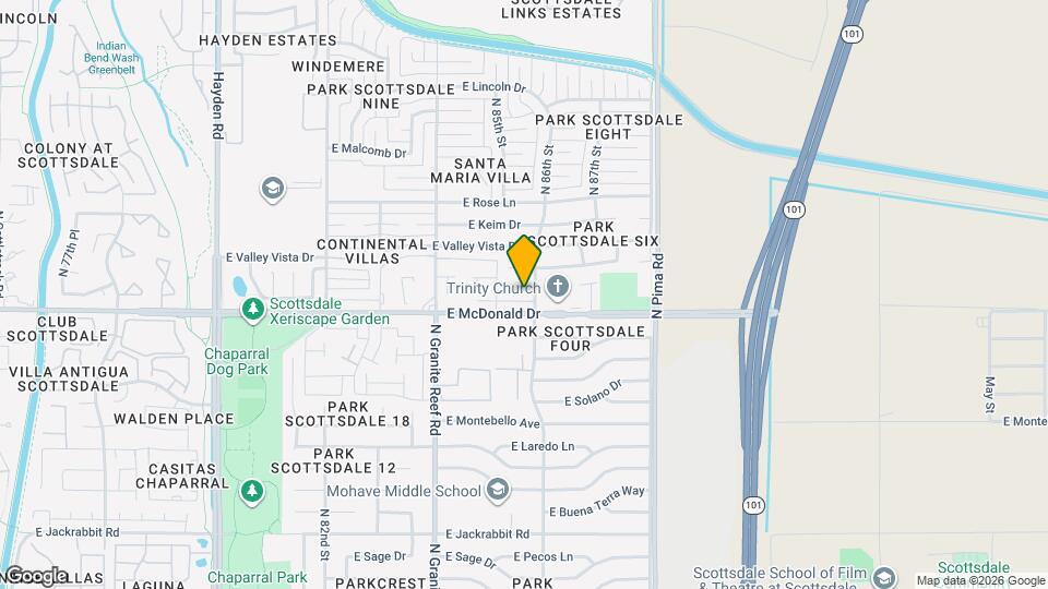 8531 E Rovey Ave Map and Location Details