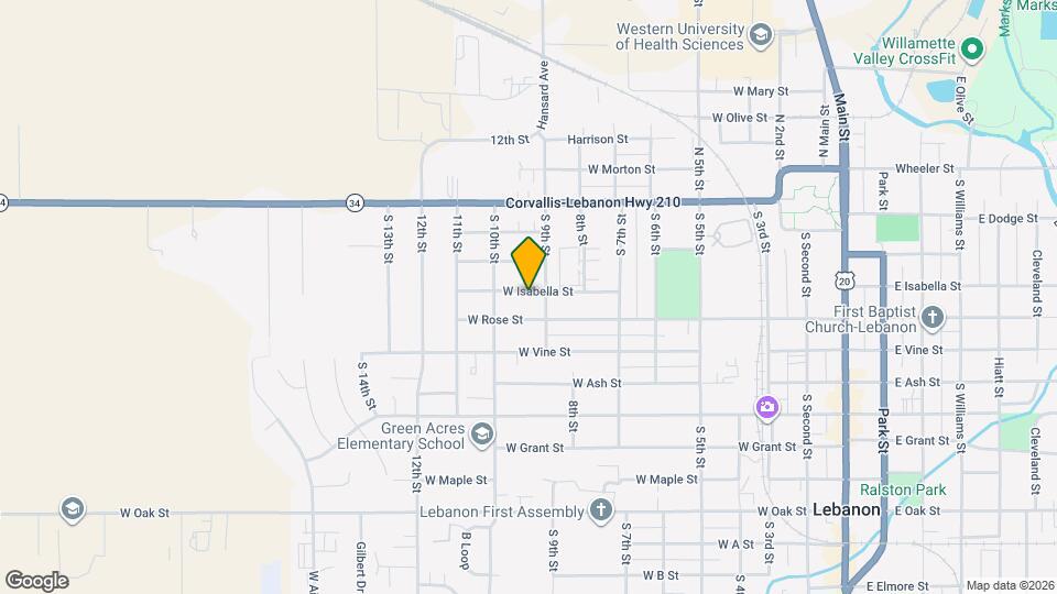 830 W Isabella St Map and Location Details