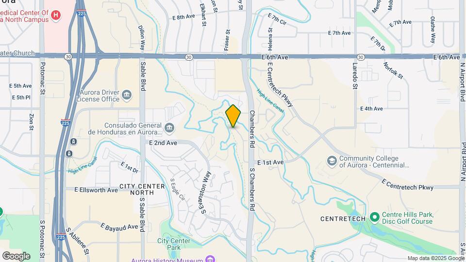 361 Granby Way Map and Location Details