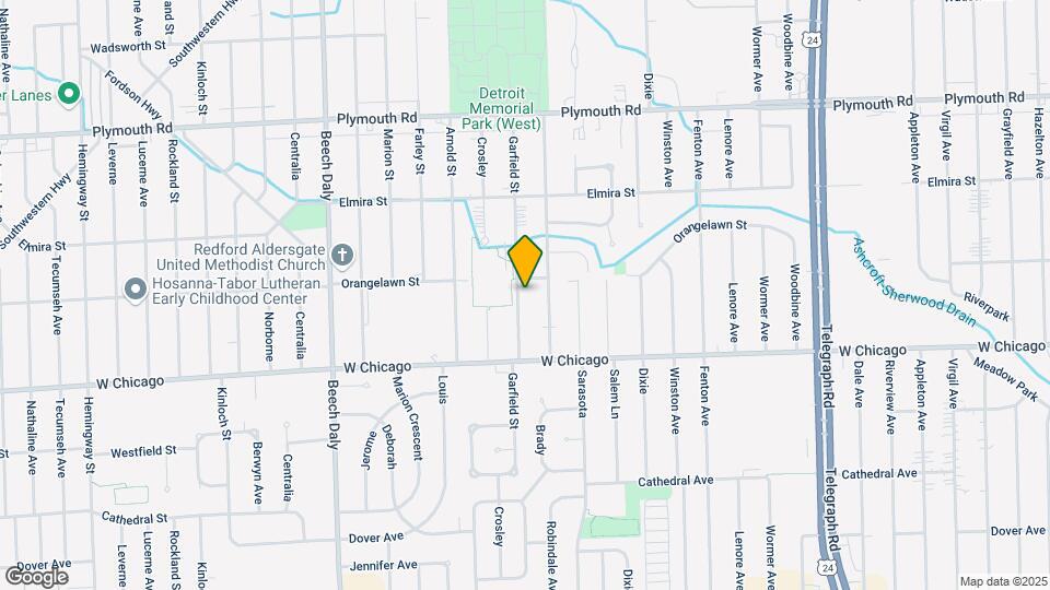 9630 Garfield St Map and Location Details