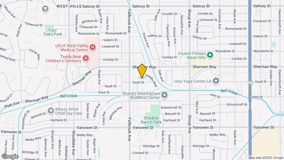 22725 Gault St Map and Location Details