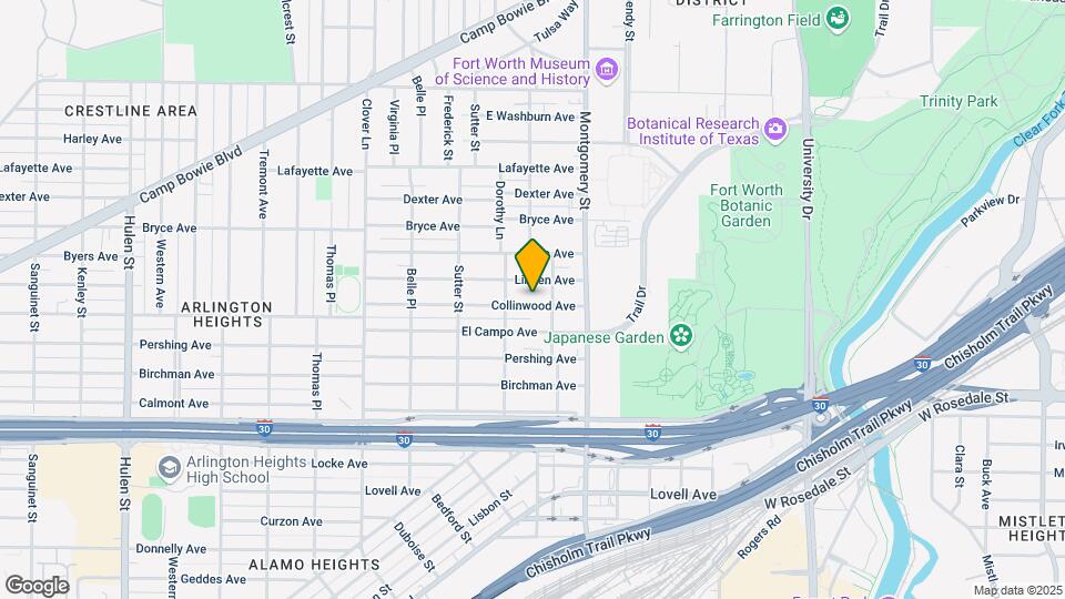 3716 Collinwood Ave Mapa y Detalles de la Ubicación