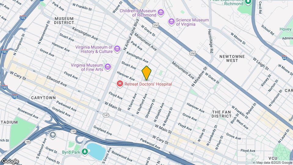 2412 Hanover Ave Mapa y Detalles de la Ubicación