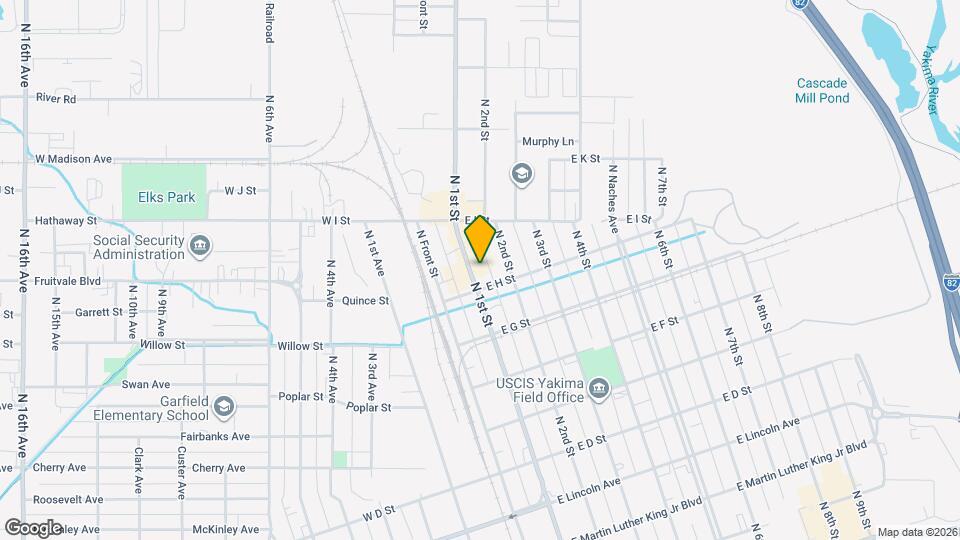 807 N 1st St Map and Location Details