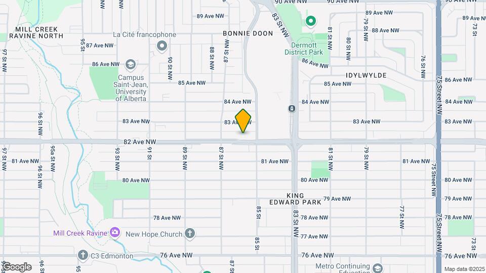 8528 82 Ave NW Map and Location Details