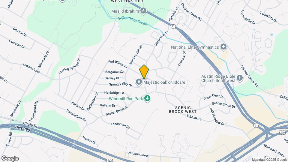 7202 Silvermine Dr Map and Location Details