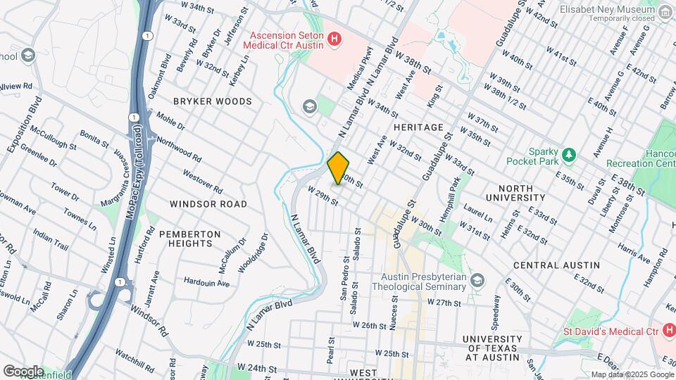 2906 Pearl St Map and Location Details