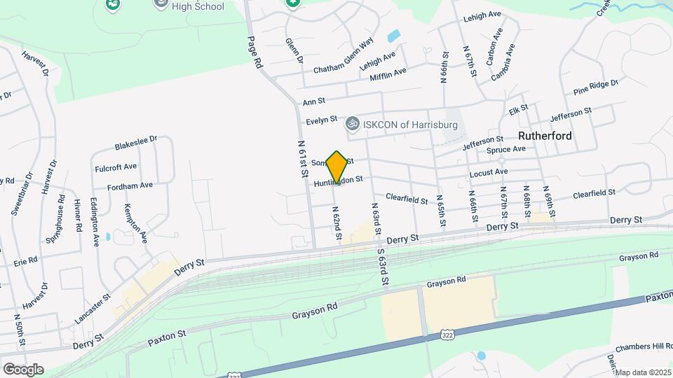 6201 Huntingdon St Map and Location Details