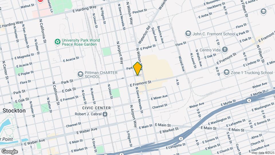 1414 E Oak St Mapa y Detalles de la Ubicación