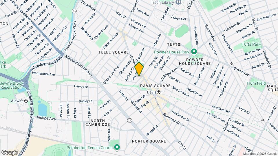 11 Thorndike St, Unit 2 Map and Location Details