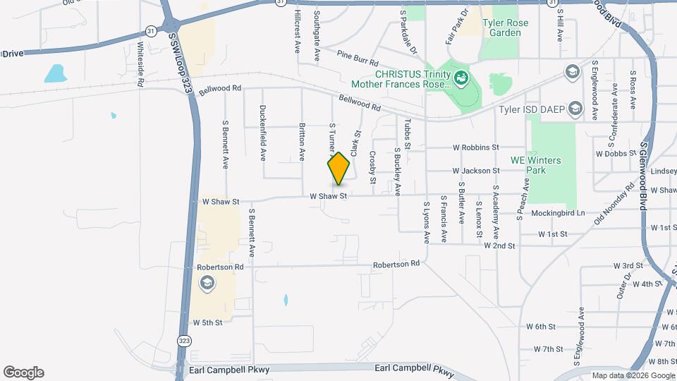 2809 W Shaw St Map and Location Details