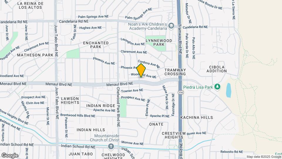 12201 Menaul Blvd NE Map and Location Details