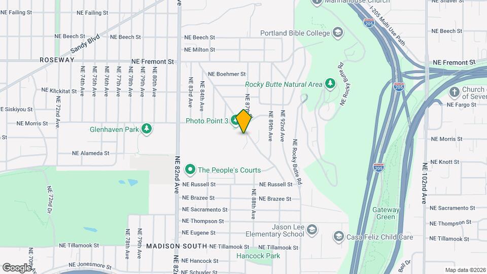 2915 NE Fremont Dr Map and Location Details