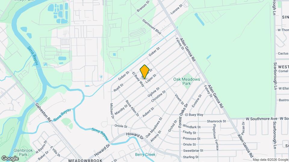 918 Loper St Map and Location Details