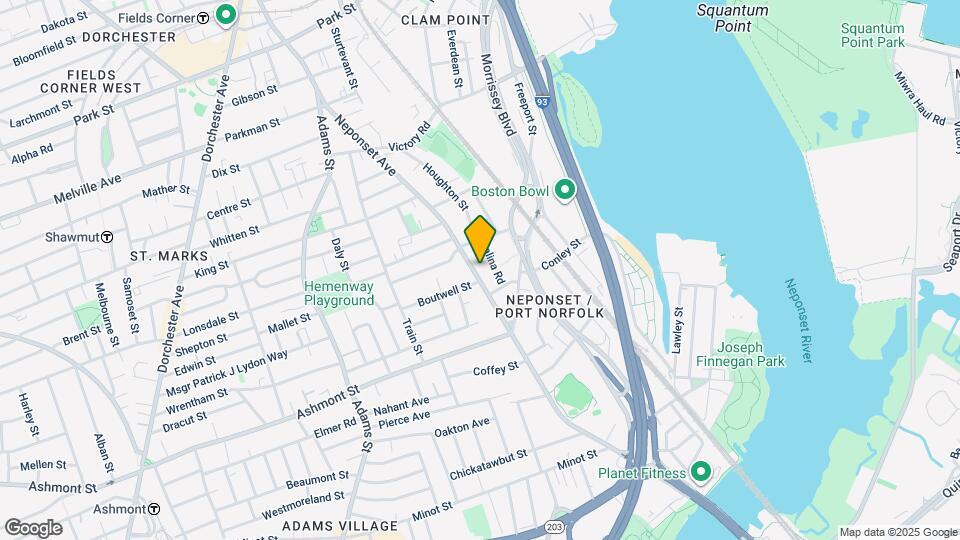 204 Neponset Ave Map and Location Details