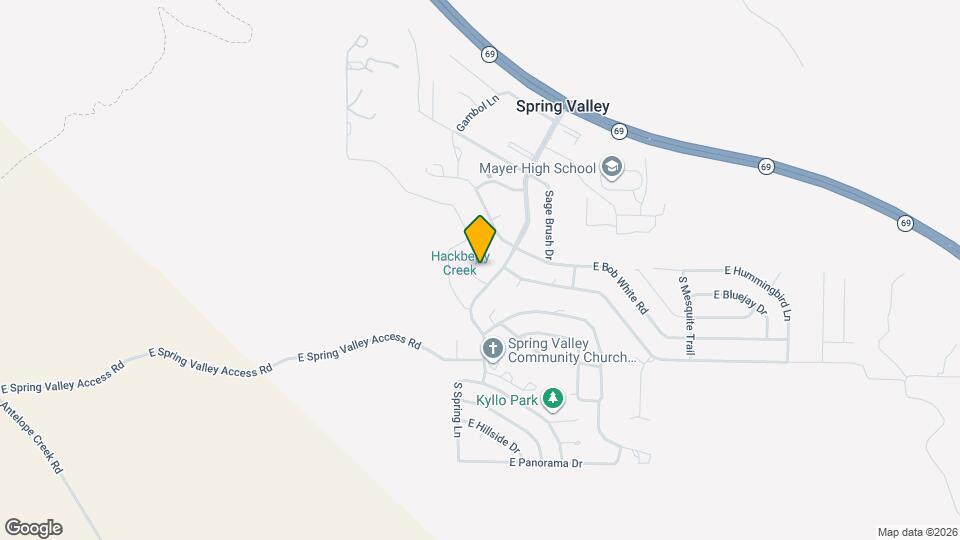 13731 S Gold Pan Ln Map and Location Details