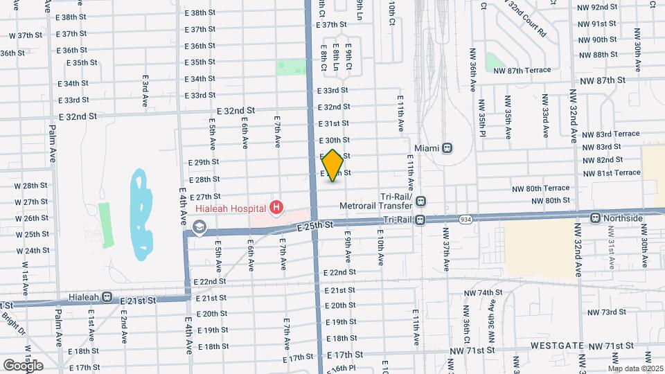 853 E 27th St, Unit S3 Map and Location Details