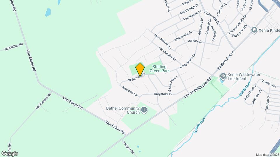 2939 W Barnhill Pl Mapa y Detalles de la Ubicación