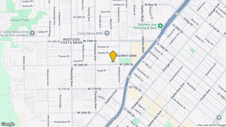 1800 Viola Pl Map and Location Details