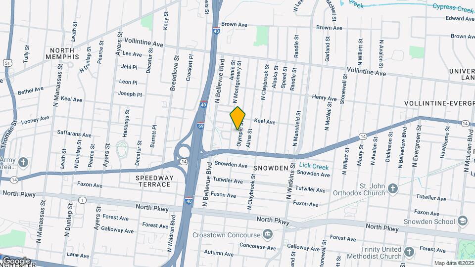 759 Olympic St Map and Location Details