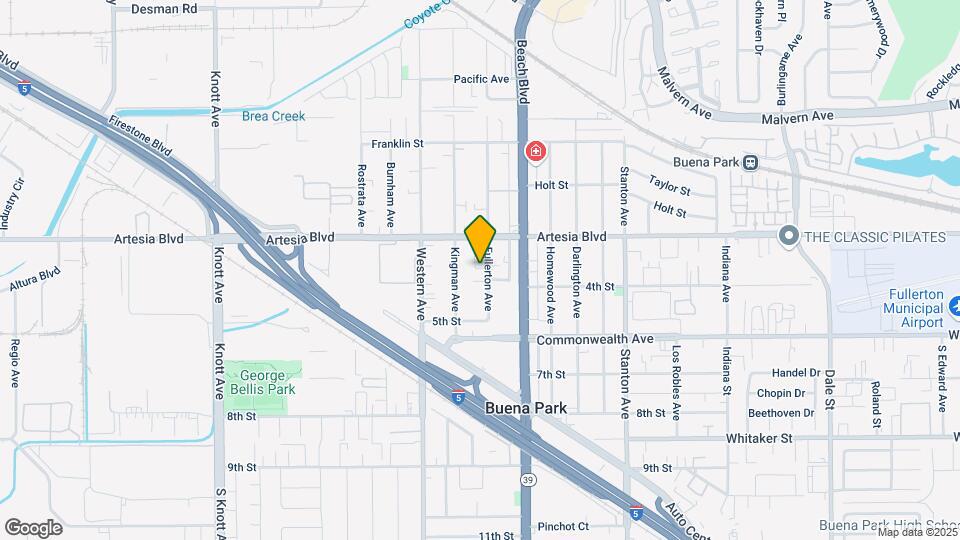 6081 Fullerton Ave Mapa y Detalles de la Ubicación