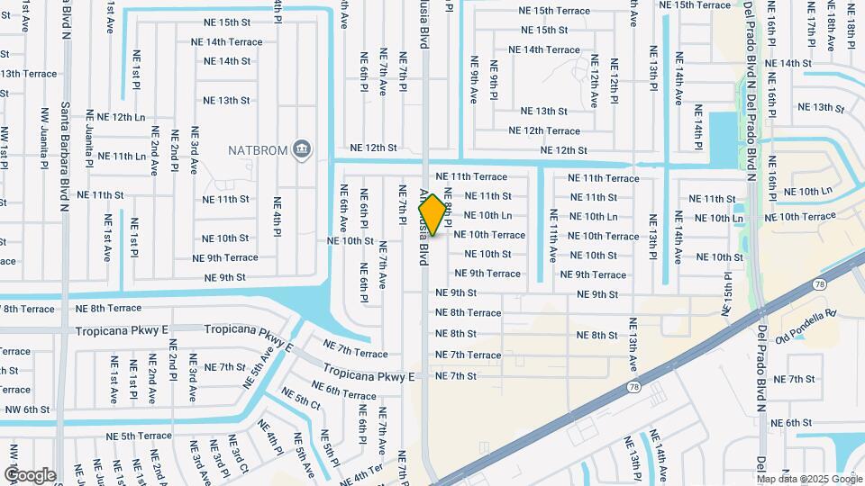 1007 Andalusia Blvd Mapa y Detalles de la Ubicación