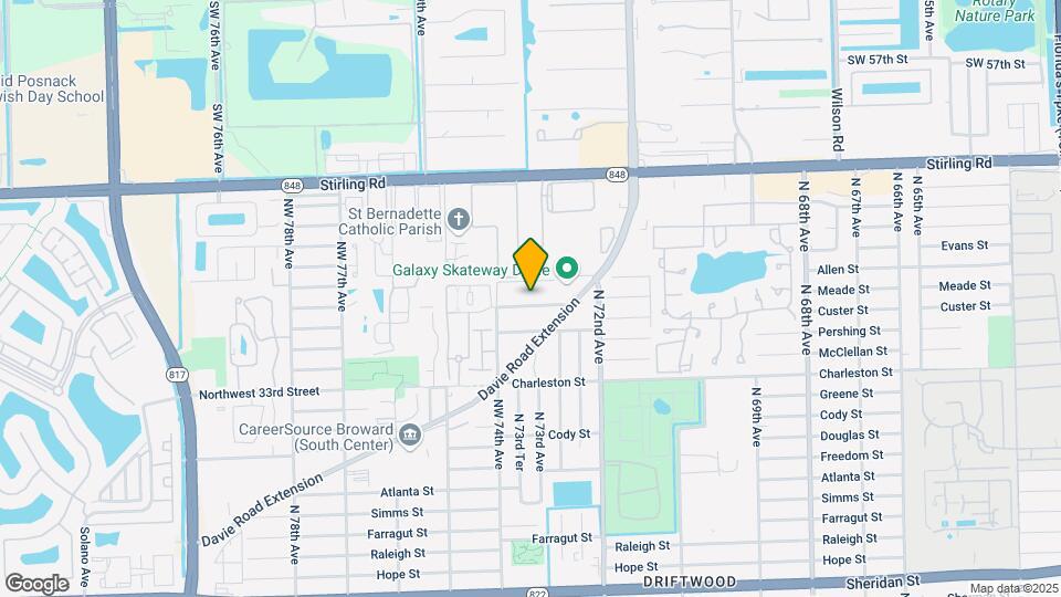 7331 NW 37th St Map and Location Details