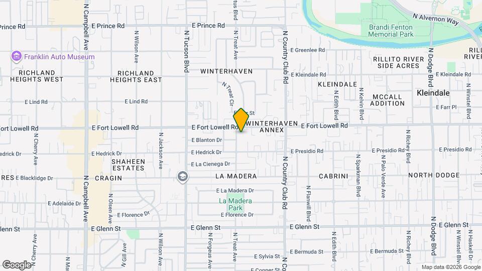 3144-3146 N Treat Ave Map and Location Details