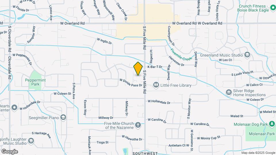 2064 S Stonyfield Pl Map and Location Details