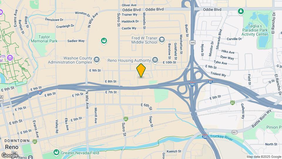 1424 E 9th St Mapa y Detalles de la Ubicación