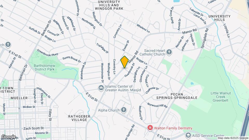 5507 Manor Rd Map and Location Details