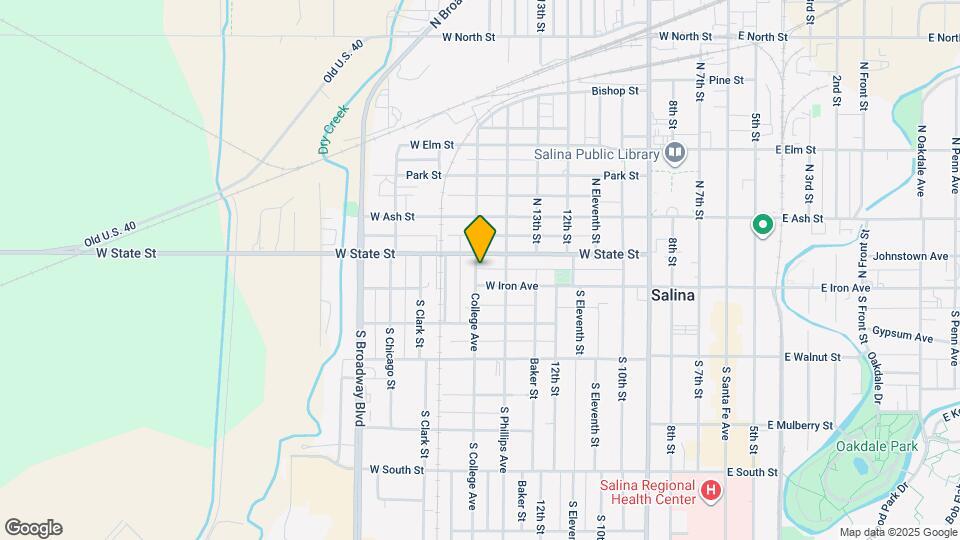 110 N College Ave Map and Location Details