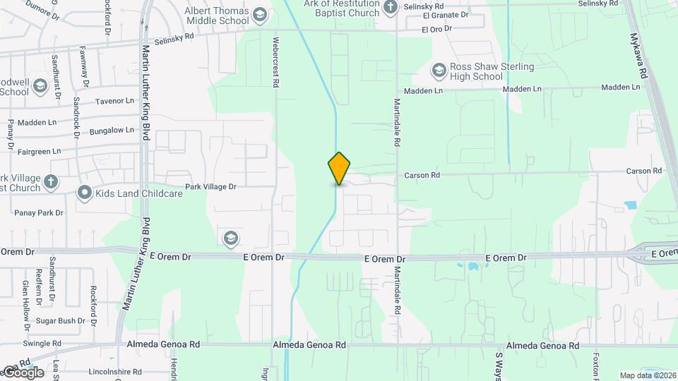 6211 Dawn Misty Ln Map and Location Details