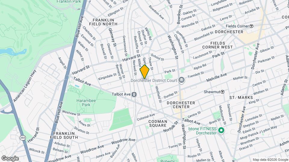 66 Millet St, Unit 2 Map and Location Details