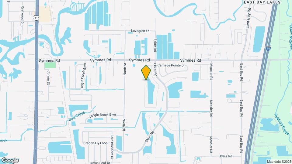 7961 Carriage Pointe Dr Mapa y Detalles de la Ubicación