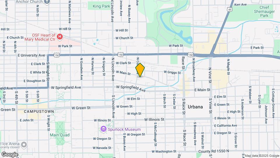 609 W. Main Map and Location Details