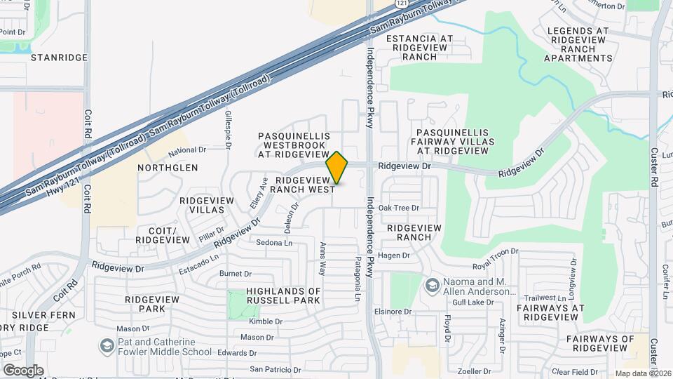 9720 Indian Canyon Dr Map and Location Details