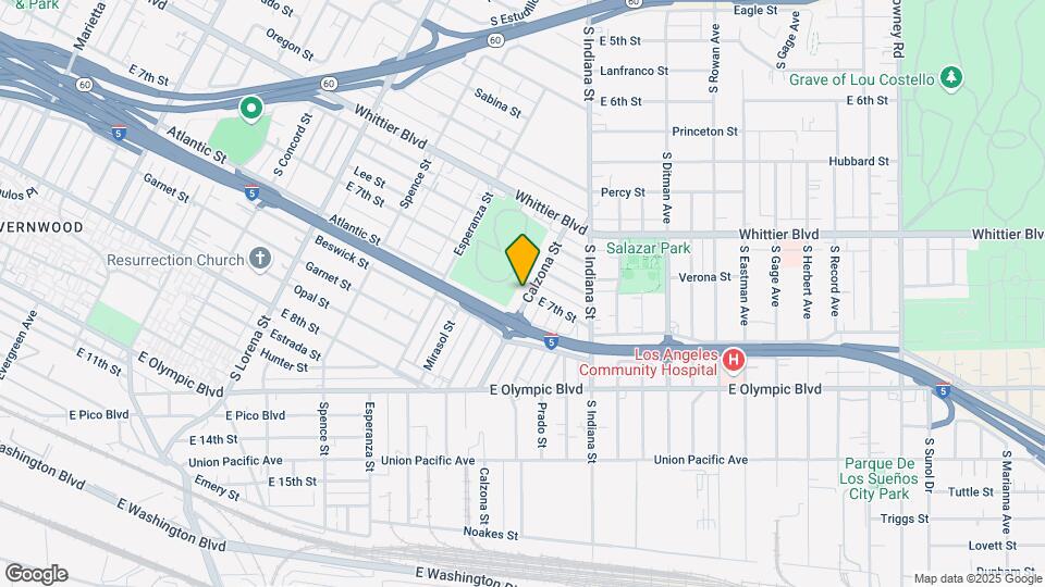 1031 Calzona St Map and Location Details